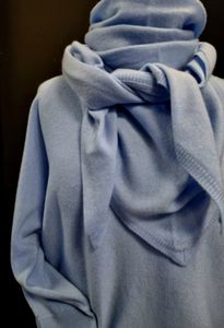 Hovedbilde Reve – Louise genser – Lysblå