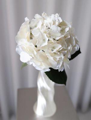 Artificial Hydrangea White Bloom