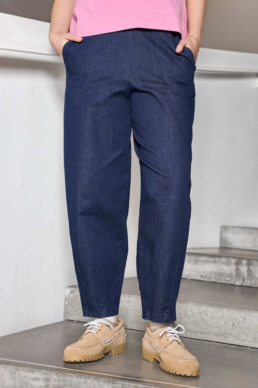 BCBEATE barrel pant   jeans blå