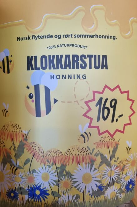 Hovedbilde Honning fra Klokkerstua